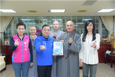桃園佛教蓮社訪議會，預告520「善的力量」健走活動